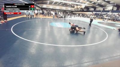 165 lbs Cons. Semi - Matox Allen, Liberty vs Connor Powell, Johns Hopkins