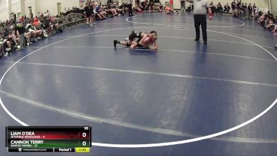 95 lbs Round 4 (6 Team) - Cannon Terry, Kansas Mamba vs Liam O`Dea, Wyoming Renegades