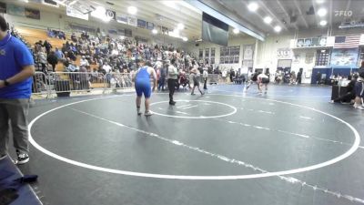 215 lbs Champ. Round 1 - Jeremiah Aboytes, Fountain Valley vs Colt Palacios, Mayfair