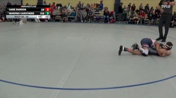 90 lbs Cons. Semi - Montino Carothers, Victory School Of Wrestling vs Gabe Dawson, American Outlaws Wrestling
