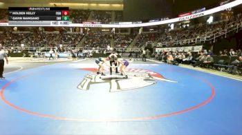 II-138 lbs Champ. Round 2 - Gavin Mangano, Shoreham-Wading River vs Holden Kelly, Perry