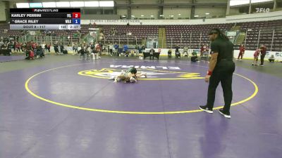 117 lbs Champ. Round 1 - Karley Perrini, Felician vs Grace Riley, Wilkes