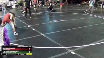 110 lbs Semifinal - Cruzer Dominguez, MWC Wrestling Academy vs Jaxsen Draves, GI Grapplers
