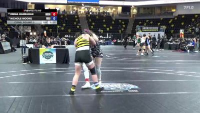 138 lbs Cons. Round 3 - Nichole Moore, Fort Hays State vs Emma Hanrahan, Mount Union