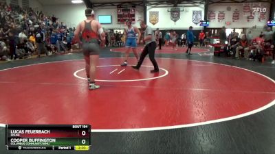 215 lbs Round 2 - Lucas Feuerbach, Solon vs Cooper Buffington, Columbus Community/WMU