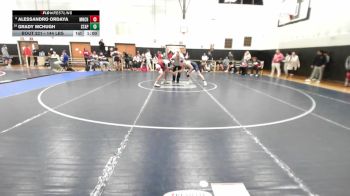 144 lbs Consi Of 8 #1 - Alessandro Ordaya, Manchester vs Grady McHugh, Staples