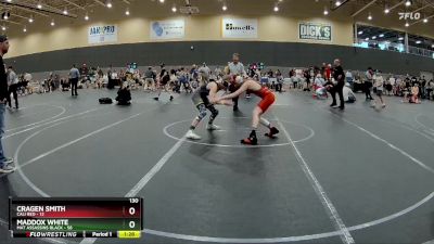 130 lbs Round 1 (6 Team) - Maddox White, Mat Assassins Black vs Cragen Smith, Cali Red