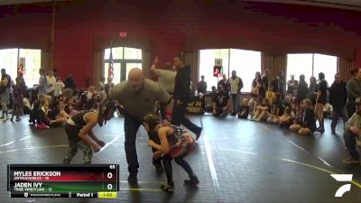 65 lbs Round 1 (4 Team) - Myles Erickson, Untouchables vs Jaden Ivy, Tribe Wrestling