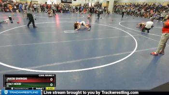 120 lbs Cons. Round 3 - Colt Hood, OK vs Jakob Siwinski, IL