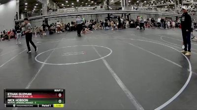 88 lbs Semis (4 Team) - Nick Hobson, Revival Uprising Orange vs Ethan Guzman, Mat Warriors Black