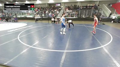 120 lbs 5th Place Match - Daniel Goodwin, Illinois vs Greysen Packer, Team Idaho Wrestling Club