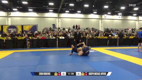 Joseph Michael Myers vs Zion Ribeiro 2024 World IBJJF Jiu-Jitsu No-Gi Championship