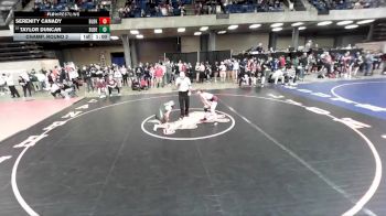 95 lbs Champ. Round 2 - Taylor Duncan, Unattached vs Serenity Canady, Robinson