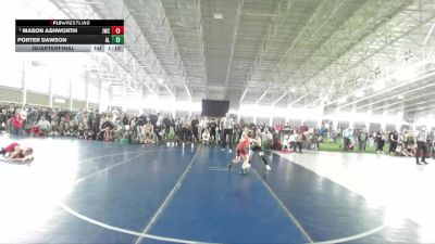 72 lbs Quarterfinal - Mason Ashworth, JWC vs Porter Dawson, Altamont Longhorns