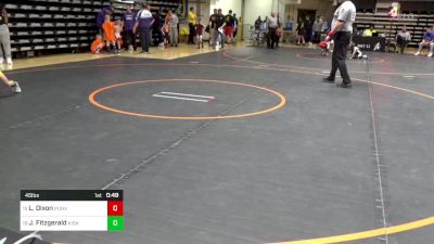 45 lbs Round Of 32 - Louie Dixon, Punxsutawney vs Jack Fitzgerald, Kiski Area