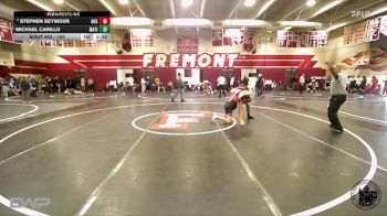157 lbs Champ. Round 2 - Michael Carillo, Matilda Torres High School vs Stephen Seymour, Hollister High School