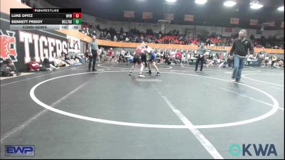 110 lbs Consolation - Luke Opitz, Weatherford Youth Wrestling vs Bennett Priddy, Bridge Creek Youth Wrestling