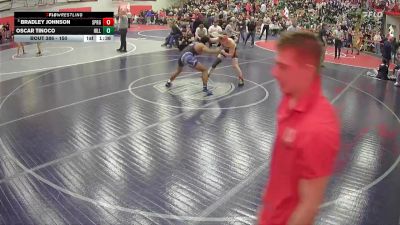 150 lbs Champ. Round 2 - Bradley Johnson, Sprague vs Oscar Tinoco, Hillsboro