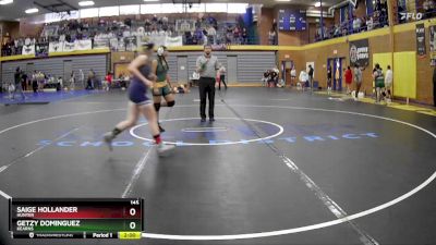 145 lbs Round 1 - Saige Hollander, Hunter vs Getzy Dominguez, Kearns