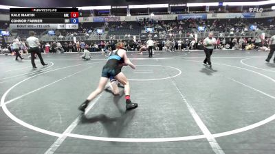 115 lbs 5th Place - Kale Martin, Oak Grove Panthers vs Connor Farmer, Invictus