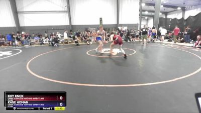 175 lbs Quarterfinal - Koy Knox, CNWC Concede Nothing Wrestling Club vs Kage Homan, CNWC Concede Nothing Wrestling Club