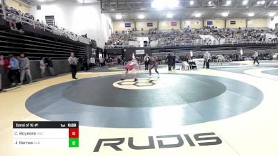 190 lbs Consi Of 16 #1 - Coleman Boyesen, Academy Of The New Church vs Jamari Barnes, Catholic High School