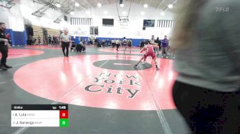 124 lbs Quarterfinal - Albert Lula, Monsignor Farrell vs Jared Sarango, Maspeth - PSAL