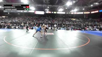 3A 175 lbs Champ. Round 1 - Bronson Smith, Malad vs Alfredo Valdez, Valley
