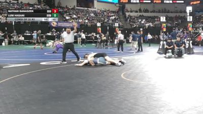 144 lbs Consi Of 32 #2 - Nathan Banaszek, Bonita Vista (SD) vs Lum Hasani, Birmingham (LA)