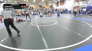 132 lbs Semifinal - Aaron Silva, Corona Del Mar vs Brady Mercer, Fountain Valley