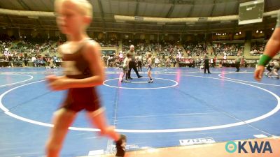 55 lbs Round Of 32 - Jonah Dinger, Newkirk Takedown Club vs Case James, Blaine County Grapplers