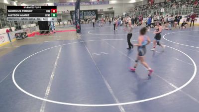 Junior Girls - 155 lbs Cons. Round 2 - Allyson Alaniz, NB Elite Wrestling Club vs Glorious Fridley, Iowa