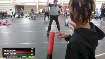 105 lbs Round 3 (4 Team) - Talan Weaver, Peer Pressure Elite vs Jacinto Lopez, Ninja Killer