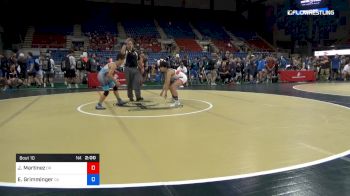 100 lbs Rnd Of 128 - Jose Martinez, Oregon vs Ethan Grimminger, California