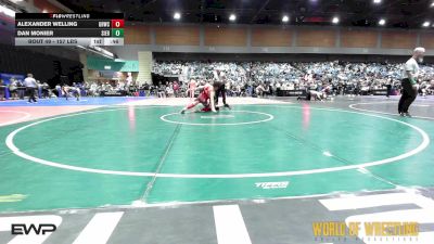 157 lbs Consi Of 64 #2 - Alexander Welling, Golden Hawks Wrestling Club vs Dan Monier, Sierra Sabers