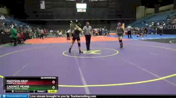 138 lbs Quarterfinal - Madyson Gray, Lawrence-Free State vs Cadence Means, Wichita-Bishop Carroll