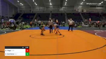 109 lbs Final - Sergio Vega, Tucson Cyclones vs Cannen Quintana, Dinuba WC