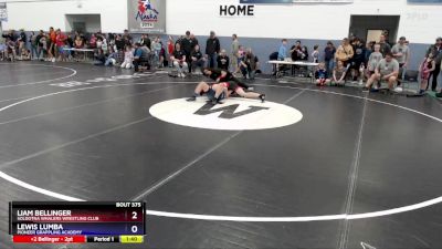149 lbs Cons. Round 2 - Liam Bellinger, Soldotna Whalers Wrestling Club vs Lewis Lumba, Pioneer Grappling Academy