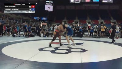 285 lbs Cons. Sub-rd Of 32 - To'o Grover, Washington vs Legend Benedict, South Dakota