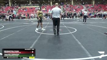 205 lbs 5th Place Match - Remington Pugh, Garden Plain Wrestling Club vs Tristen Espinosa, Newton Wrestling Club