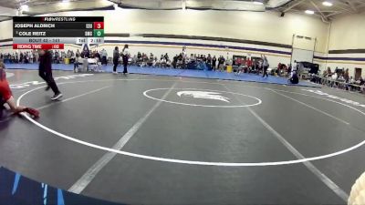 141 lbs Champ. Round 2 - Cole Reitz, Southwestern Michigan College vs Joseph Aldrich, East Stroudsburg University