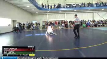 165 lbs Semifinal - Matt Lackman, Alvernia University vs Ray Martin, Gettysburg College