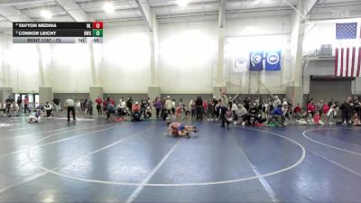 75 lbs Cons. Round 1 - Connor Leicht, Agon Academy Wrestling vs Tavyon Medina, West Jordan
