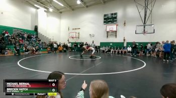 144 lbs Round 1 - Michael Bernal, Worland High School vs Breckin Hatch, Rock Springs