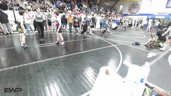 100 lbs Quarterfinal - Nodey Hollan, Warhorse Wrestling Club vs Luke Stevens, Beggs Youth Wrestling Program