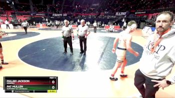 2A 144 lbs Champ. Round 1 - Pat Mullen, Elmhurst (IC Catholic) vs Malaki Jackson, Geneseo