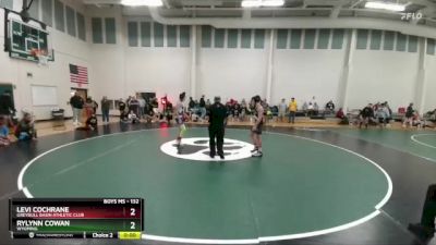 125 lbs Cons. Round 3 - Skylen Teague, Torrington Wrestling Club vs Myles Baugh, Worland Wrestling Club