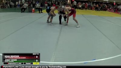 130 lbs Quarterfinal - Noah Renfroe, Lake Superior Wrestling Academ vs Jordy Bowe, Crass Trained