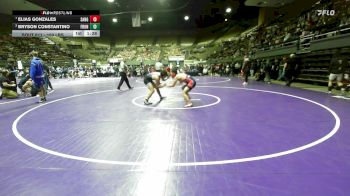 150 lbs Quarterfinal - Elias Gonzales, Sanger vs Bryson Constantino, Frontier