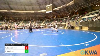 85 lbs Quarterfinal - Korbyn Johnson, Hilldale Youth Wrestling Club vs Tyler Haxel, Lions Wrestling Academy